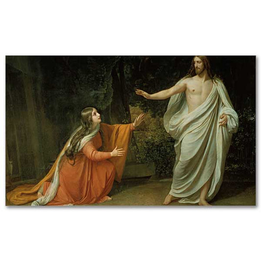 The Appearance of Christ to Mary Magdalene, 1835 (oil on canvas), Aleksandr Andreevich Ivanov (1806-58)