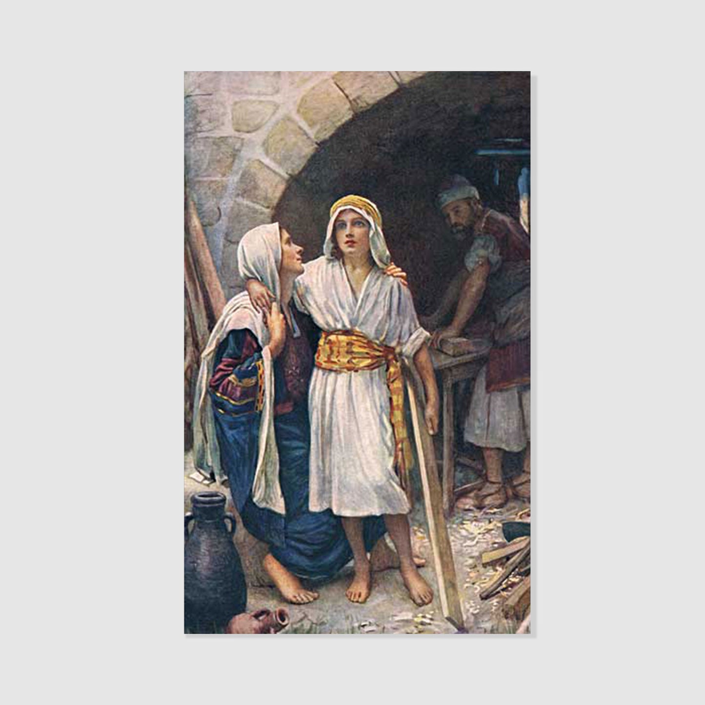 Mary and Jesus - Prayer Card