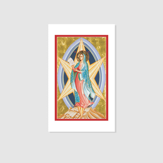 Mary, Star of the New Evangelization - Prayer Card