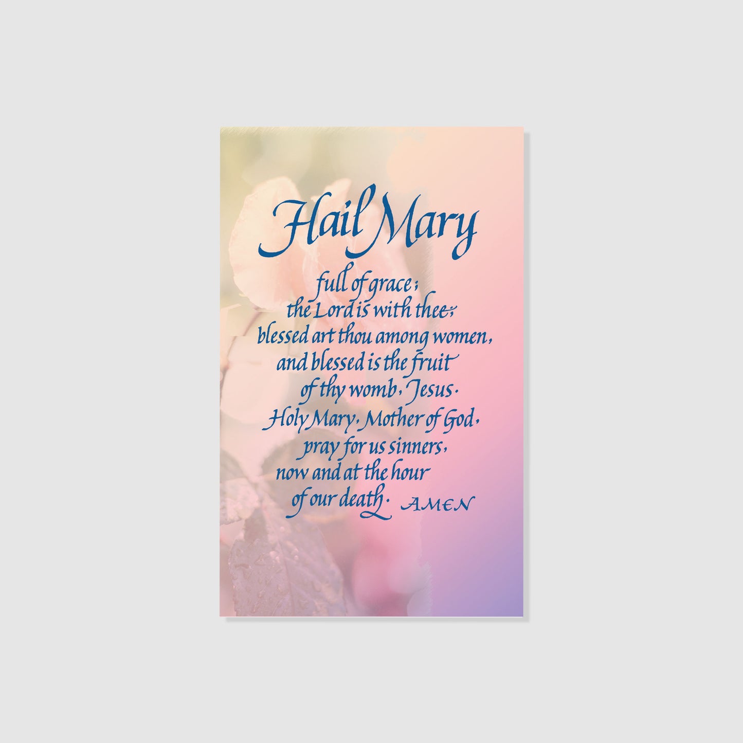 Hail Mary - Prayer Card