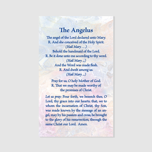 The Angelus - Prayer Card