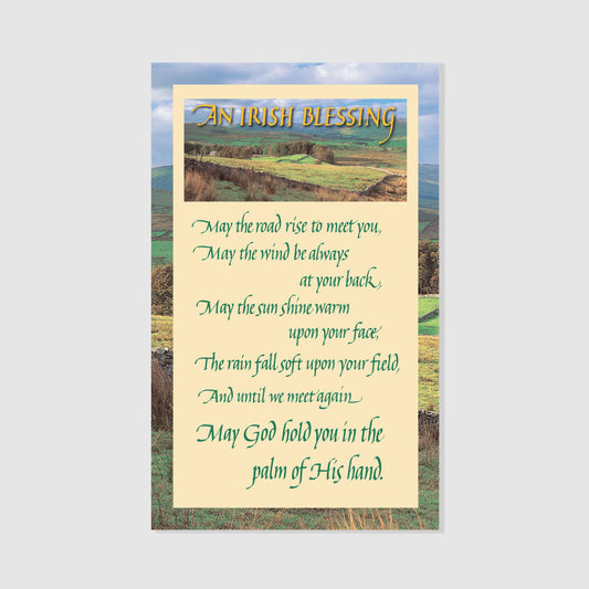 An Irish Blessing - Prayer Card