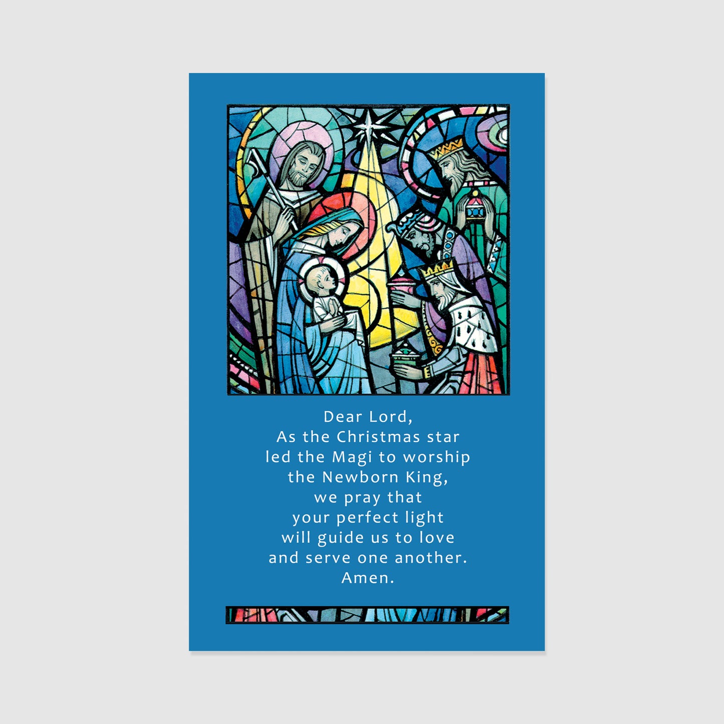 The Christmas Star Led the Magi - Christmas Prayer Card