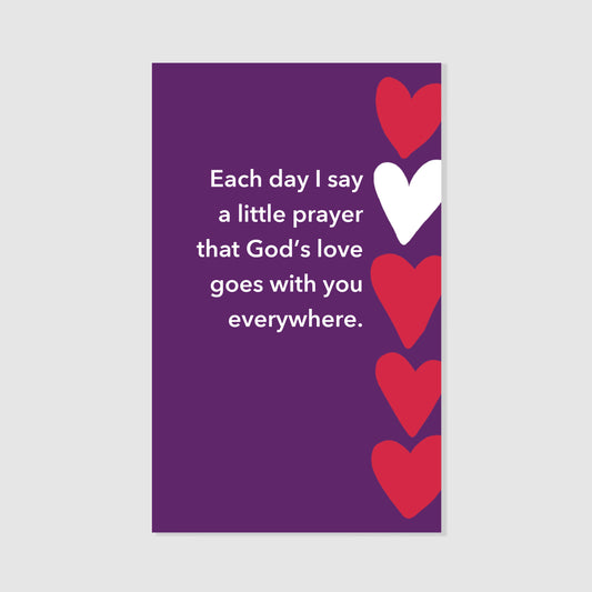 Each Day I Say a Little Prayer - Prayer Card