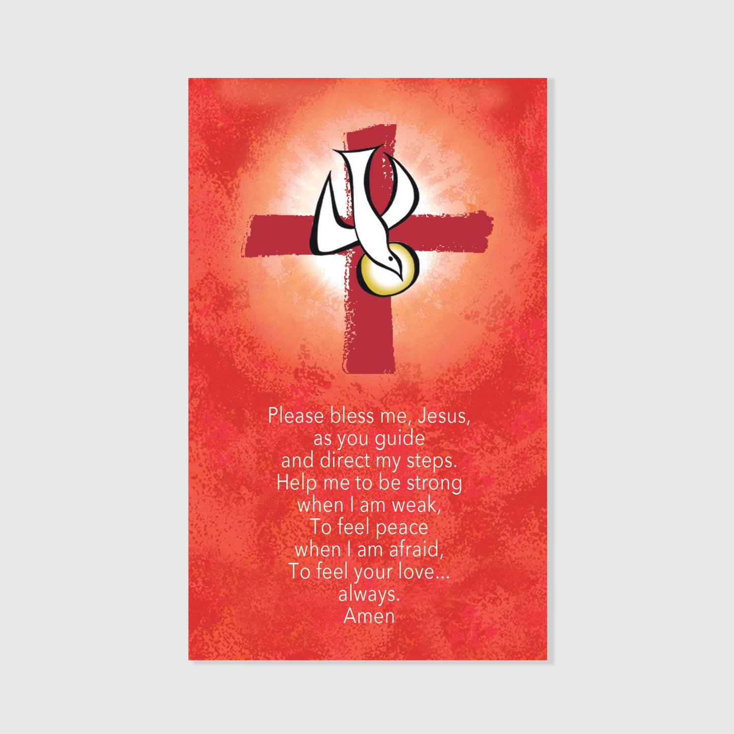 Please Bless Me, Jesus - Confirmation Prayer Card