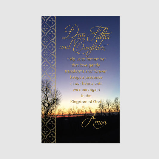 Dear Father and Comforter - Sympathy Prayer Card