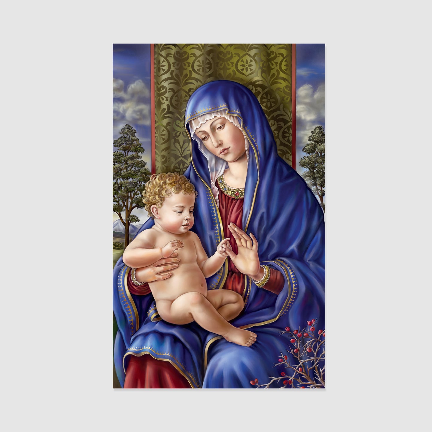 Madonna and Child of the Trees - Prayer Card