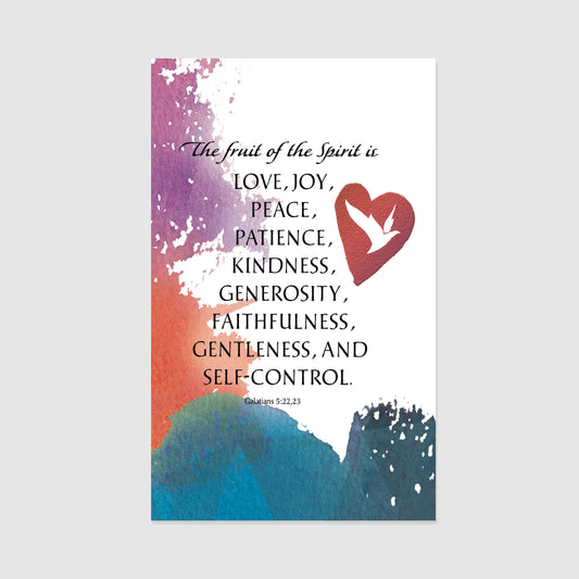 The Fruit of the Spirit - Inspirational Prayer Card