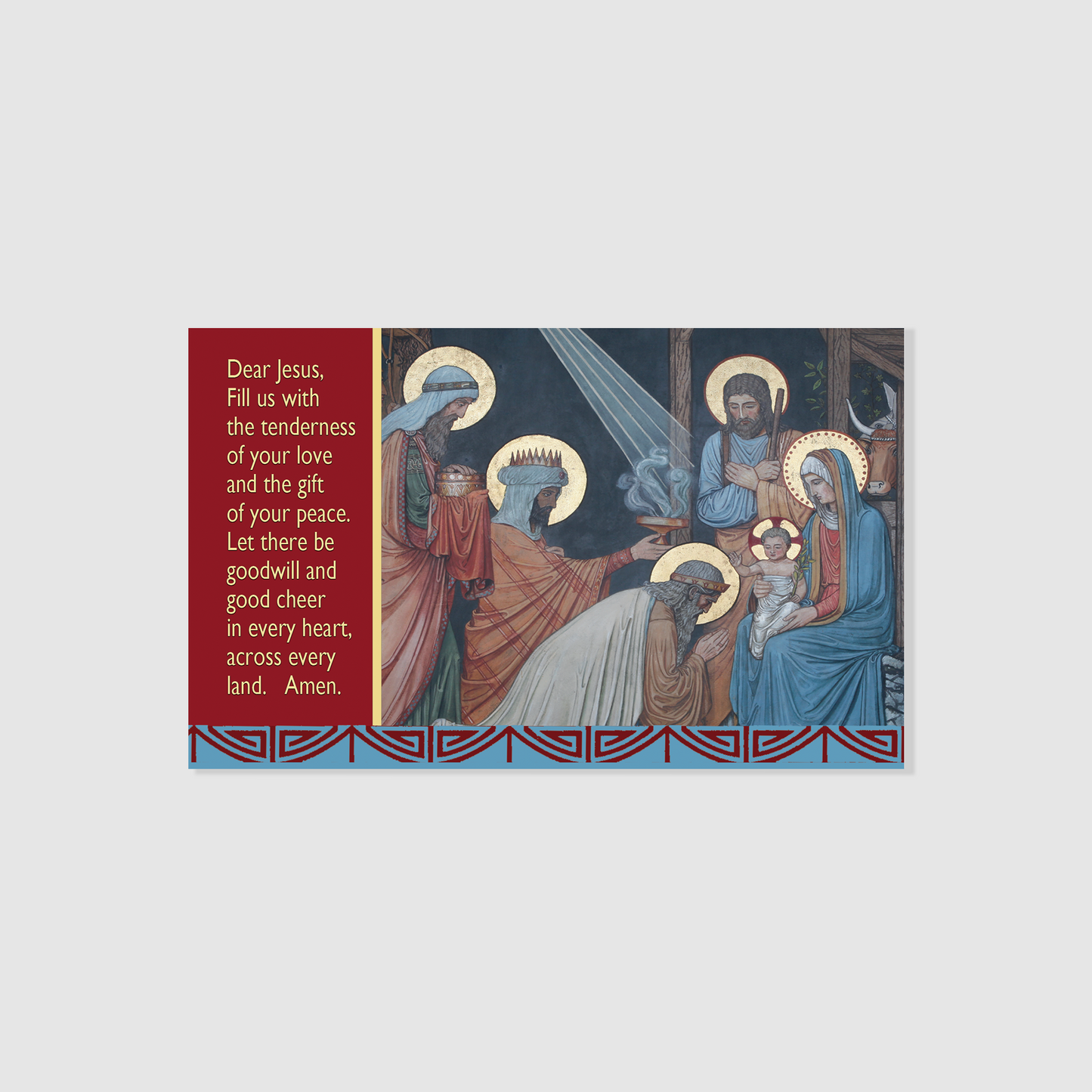 Dear Jesus, Fill Us - Christmas Prayer Card