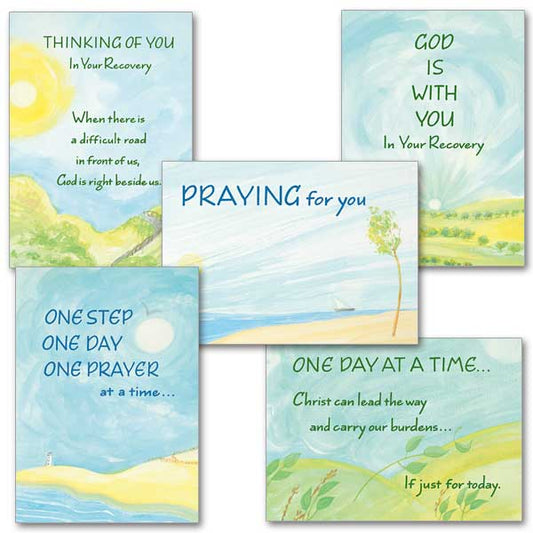 One day, one step, one prayer at a time&hellip; the cards in &ldquo;One Day at a Time&rdquo; are reminders that God is there each step of the way during recovery, whether it&rsquo;s rehab through a 12-step program or recovery from knee or hip surgery.