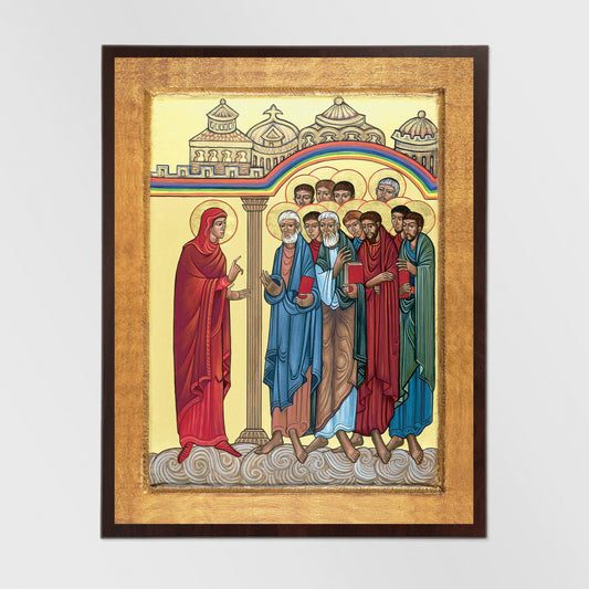 Mary Magdalene Announces the Resurrection - Icon Reproduction