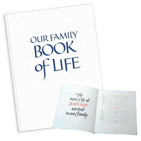 Celebrate and record the important events of your family&rsquo;s faith life in this elegant calligraphic keepsake book. The sections are arranged according to the sequence of the sacraments as they are presented in the Catechism of the Catholic Church. Each sacramental celebration has two pages of religious commentary plus ample space to record your family&rsquo;s sacramental history. Includes 13 pages of genealogical charts and lots of space for pictures. Page numbers and a table of conten
