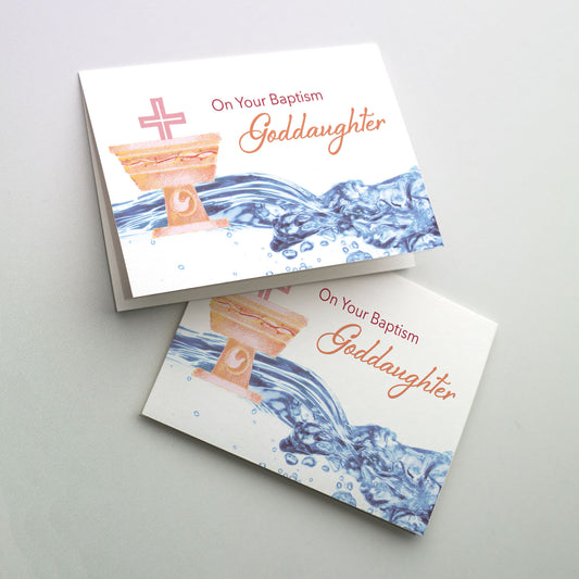 On Your Baptism, Goddaughter - Baptism Card for Goddaughter