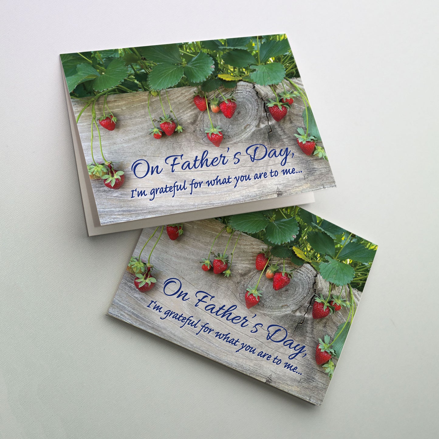 On Father's Day I'm Grateful - Father's Day Card