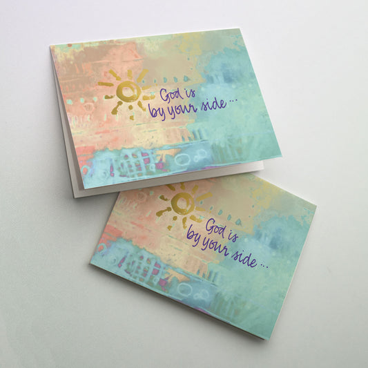 God Is by Your Side - Sympathy Card