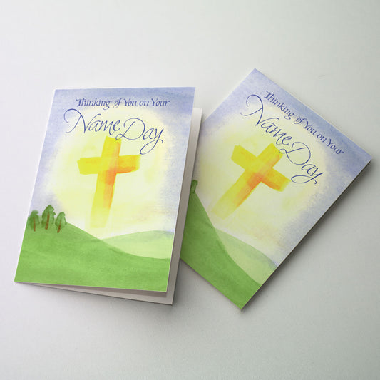 Thinking of You on Your Name Day - Feast Day Card