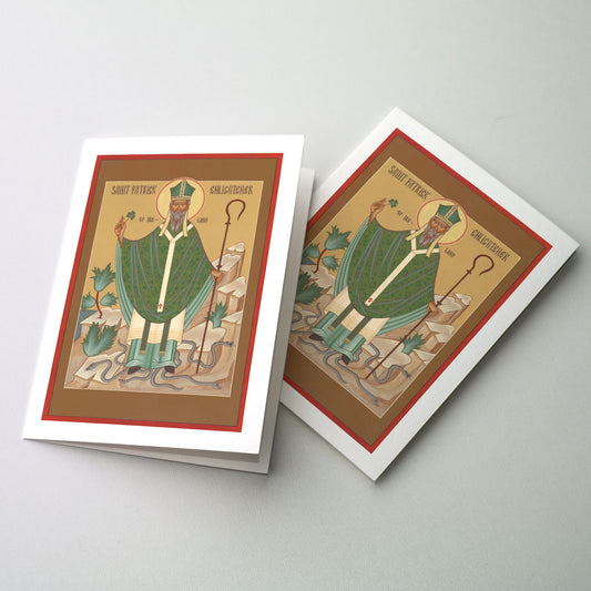St. Patrick the Enlightener - Icon Greeting Card