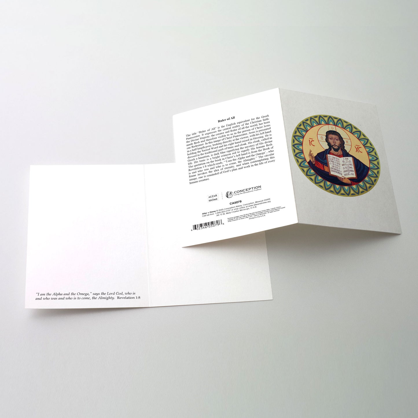 Ruler of All - Icon Greeting Card