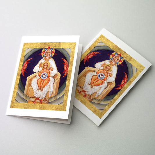 Holy Trinity (Paternitas) - Icon Greeting Card
