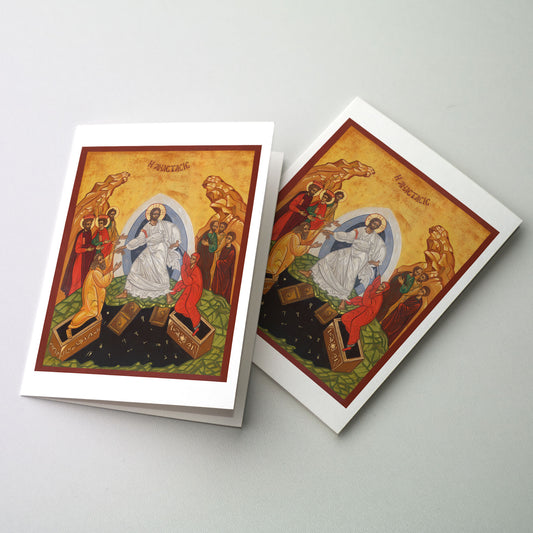 Triumph Over Death (Anastasis) - Icon Greeting Card