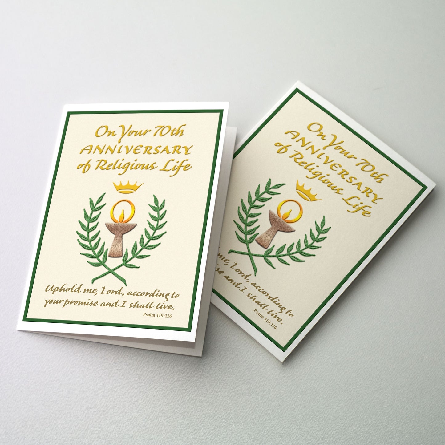 On Your 70th Anniversary of Religious Life - 70th Religious Profession Anniversary Card