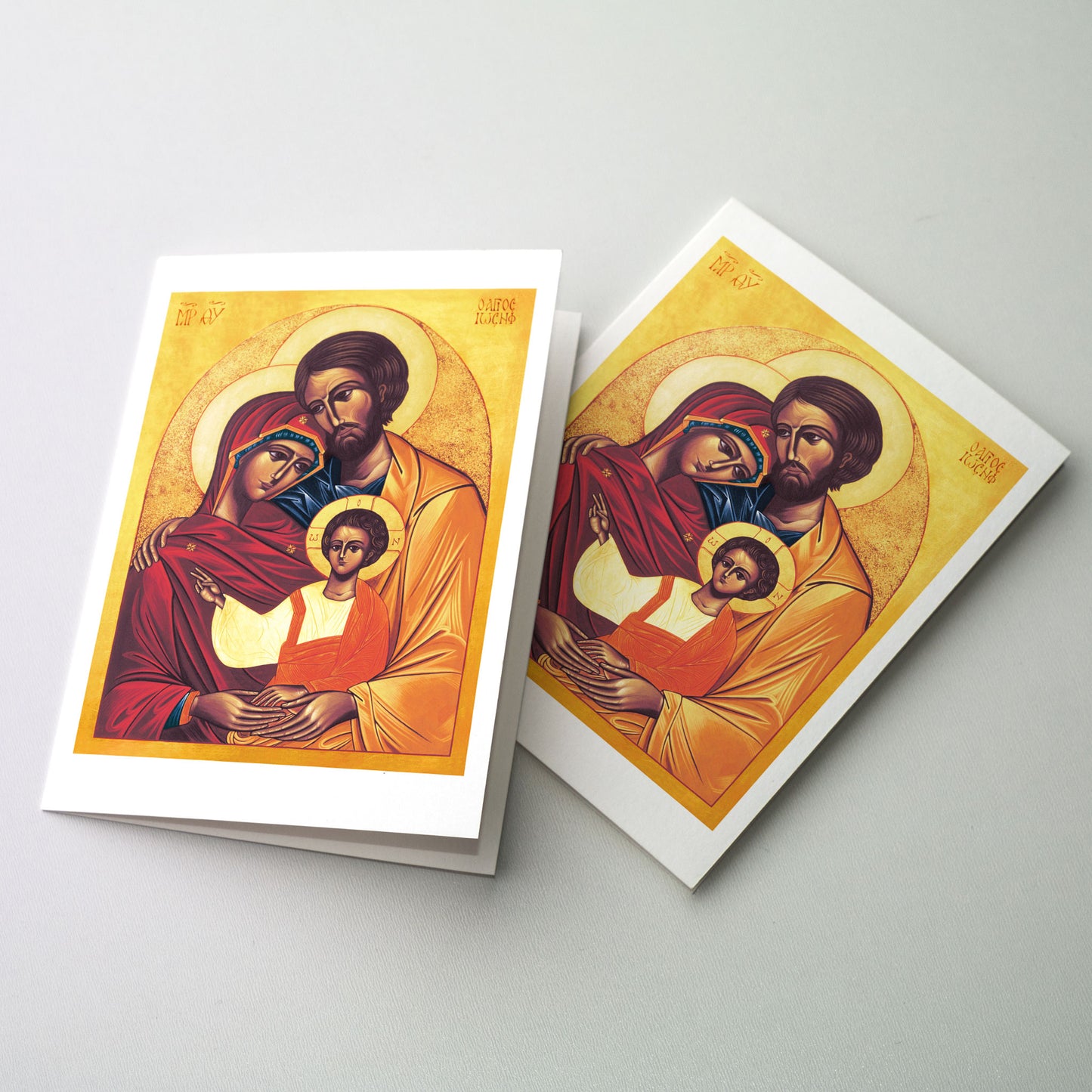 The Holy Family - Icon Greeting Card
