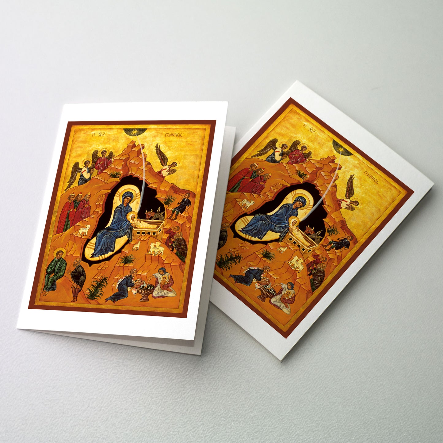 The Nativity - Icon Greeting Card