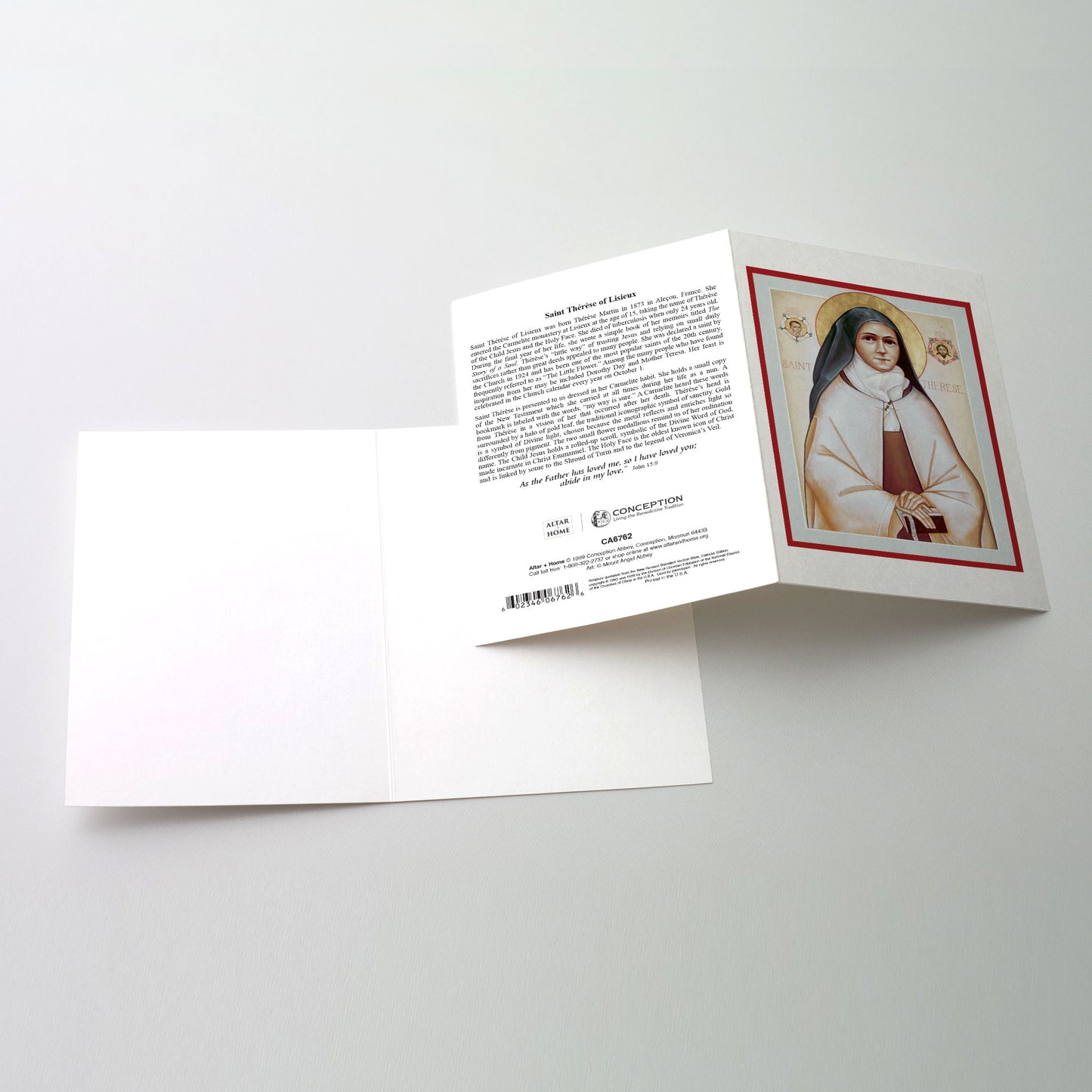 St. Thérèse of Liseux - Icon Greeting Card