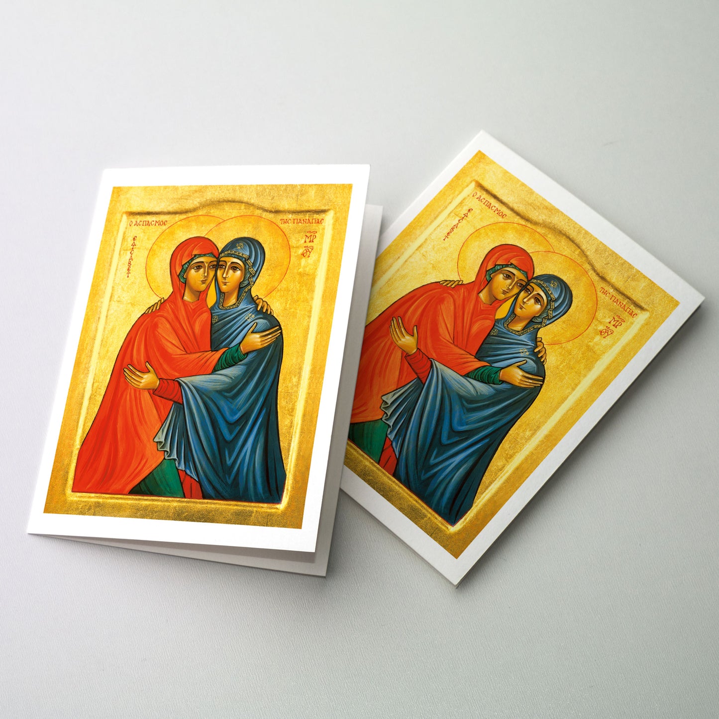 The Visitation - Icon Greeting Card