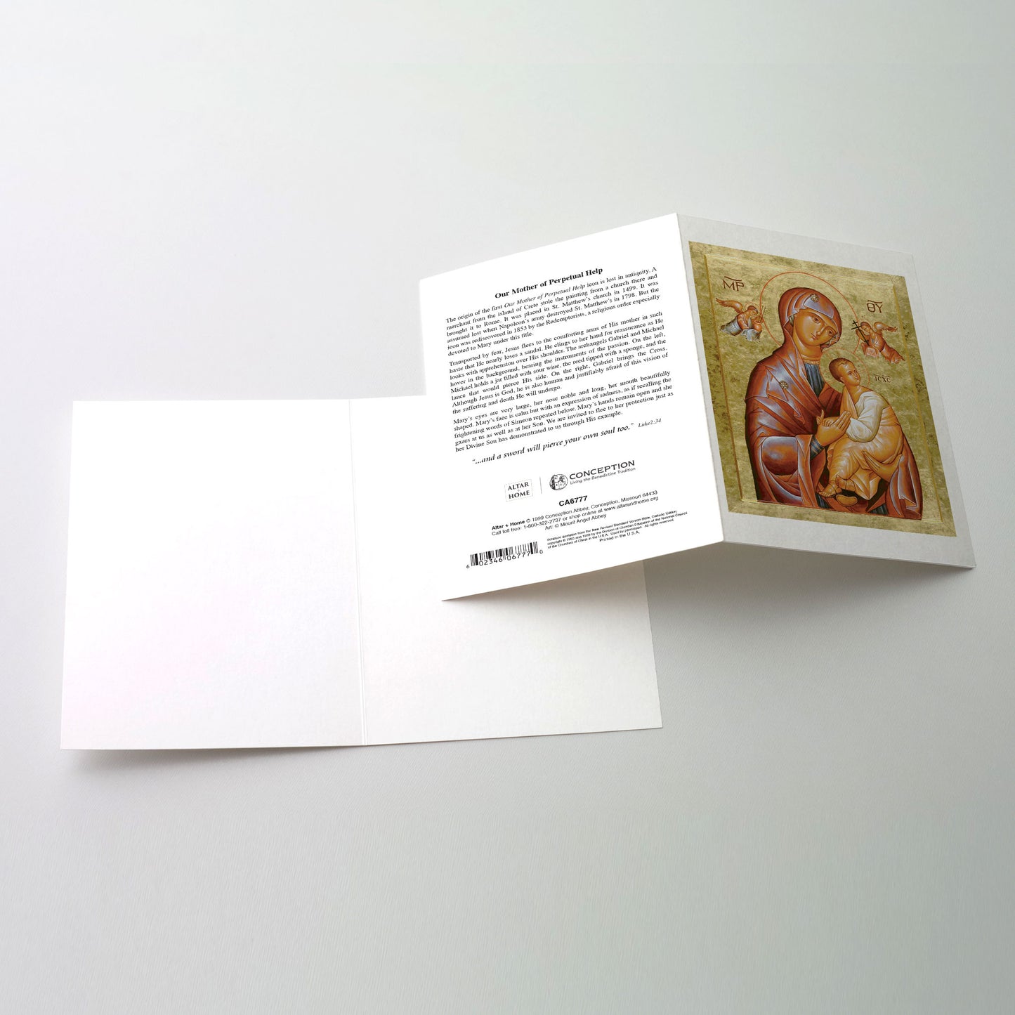 Our Mother of Perpetual Help - Icon Greeting Card