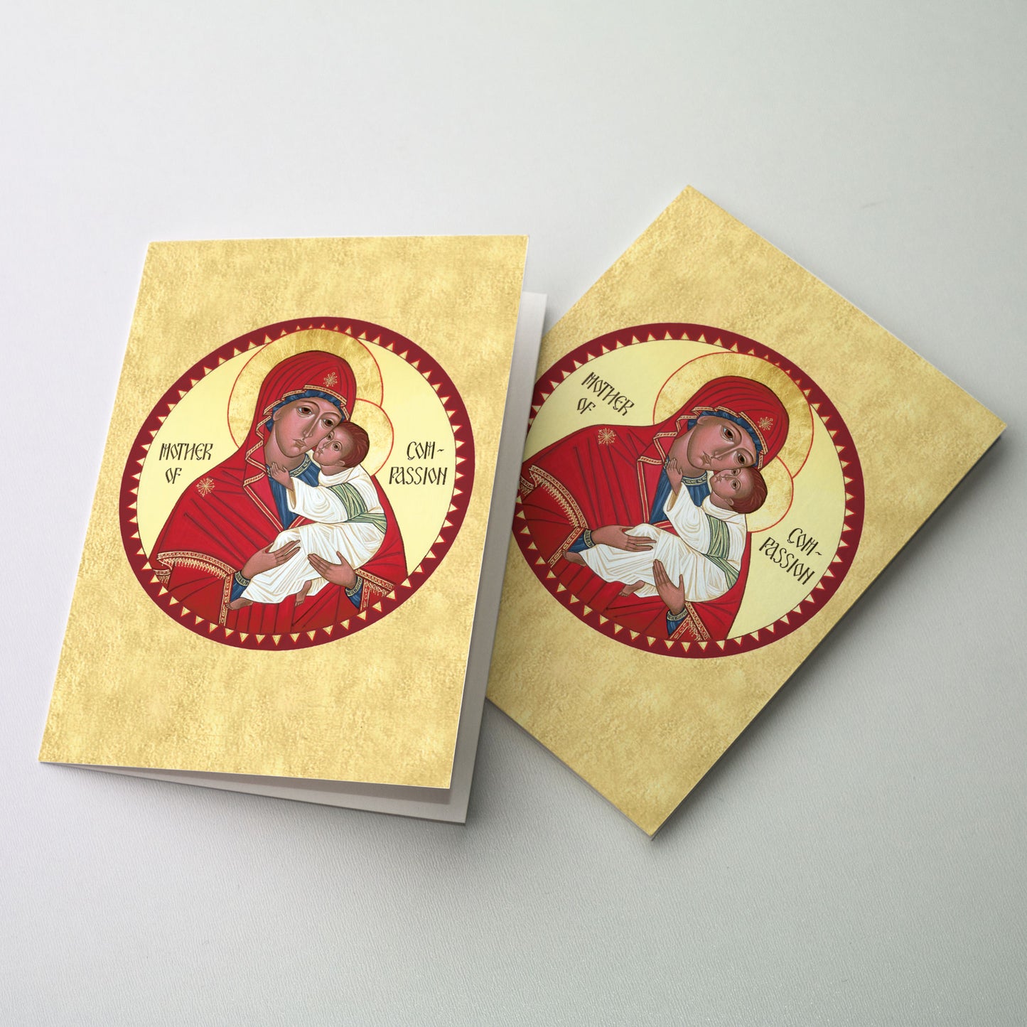 Our Mother of Compassion - Icon Greeting Card