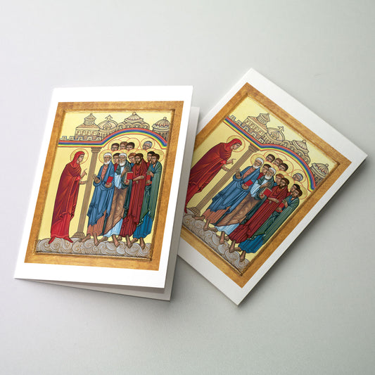 Mary Magdalene Announces the Resurrection - Icon Greeting Card