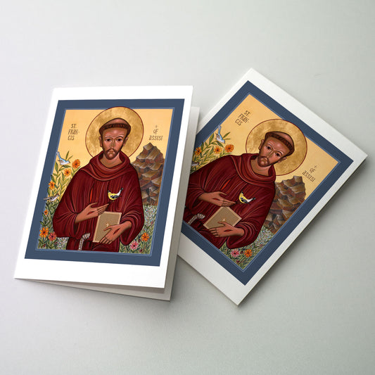 St. Francis of Assisi - Icon Greeting Card