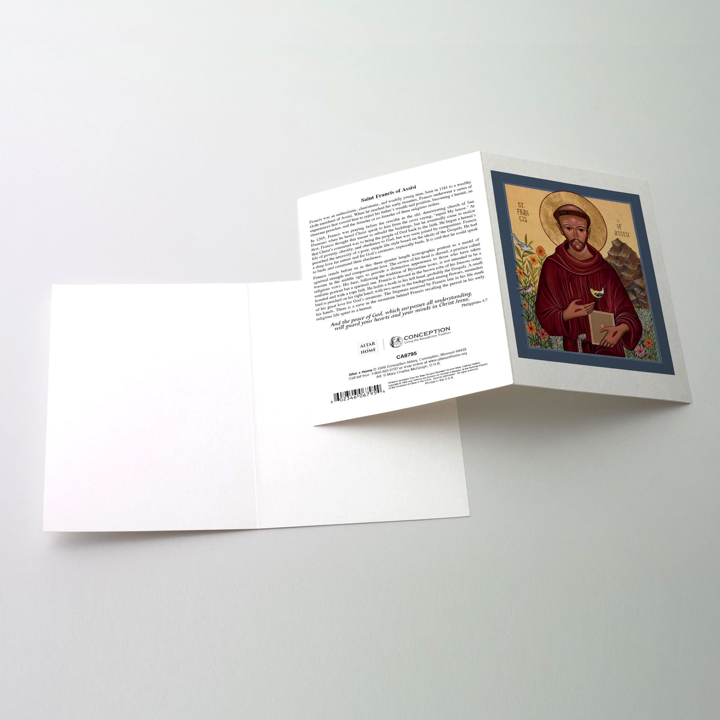 St. Francis of Assisi - Icon Greeting Card