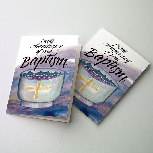 Baptismal Anniversary - Baptism Anniversary Card