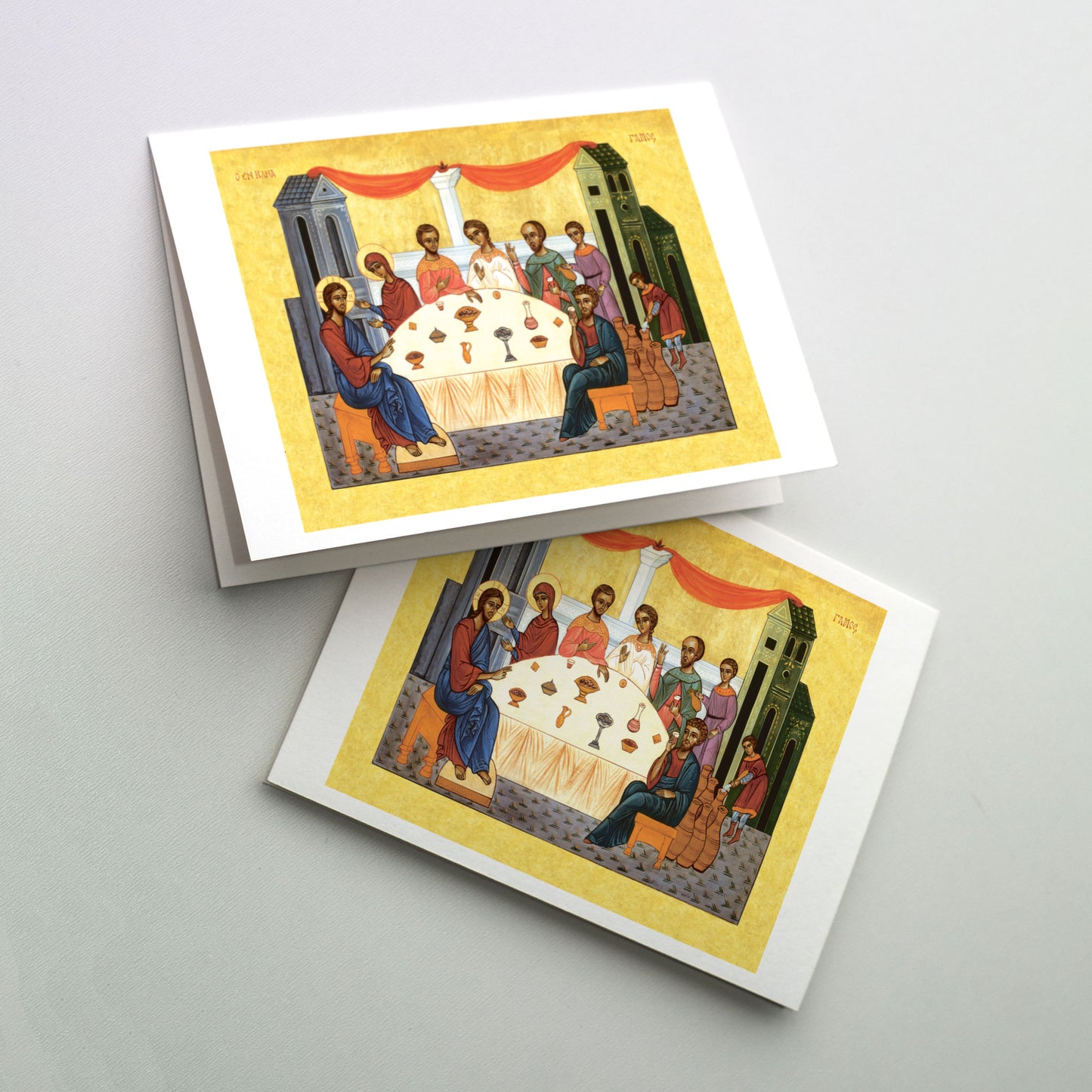 The Wedding at Cana - Icon Greeting Card