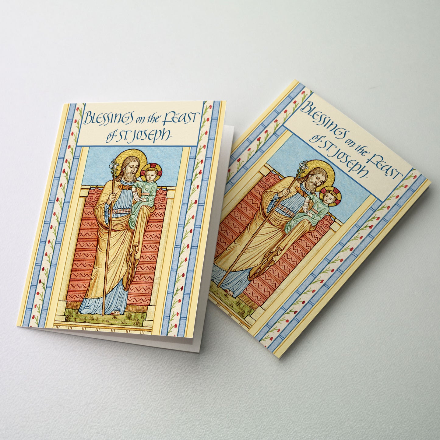 Blessings on the Feast of St. Joseph - St. Joseph's Day Card