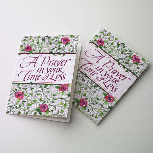 A Prayer in Your Time of Loss - Sympathy Card