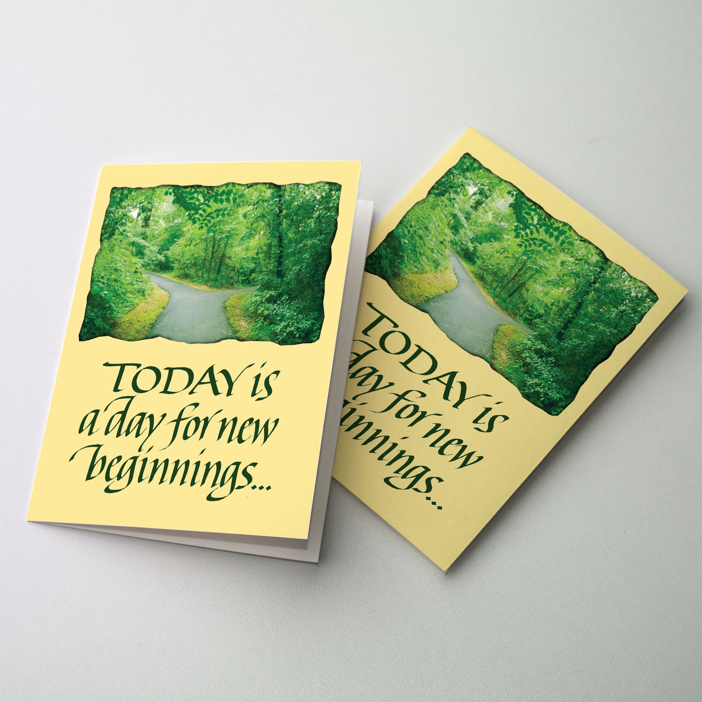 Today is a day for new beginnings - Transfer/Moving Card