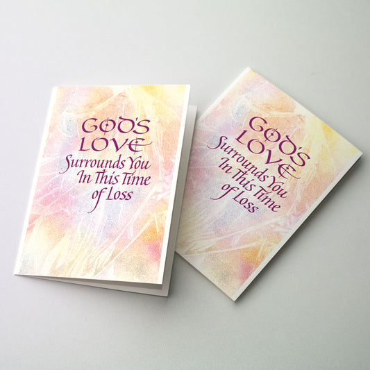 God's Love Surrounds You - Sympathy Card