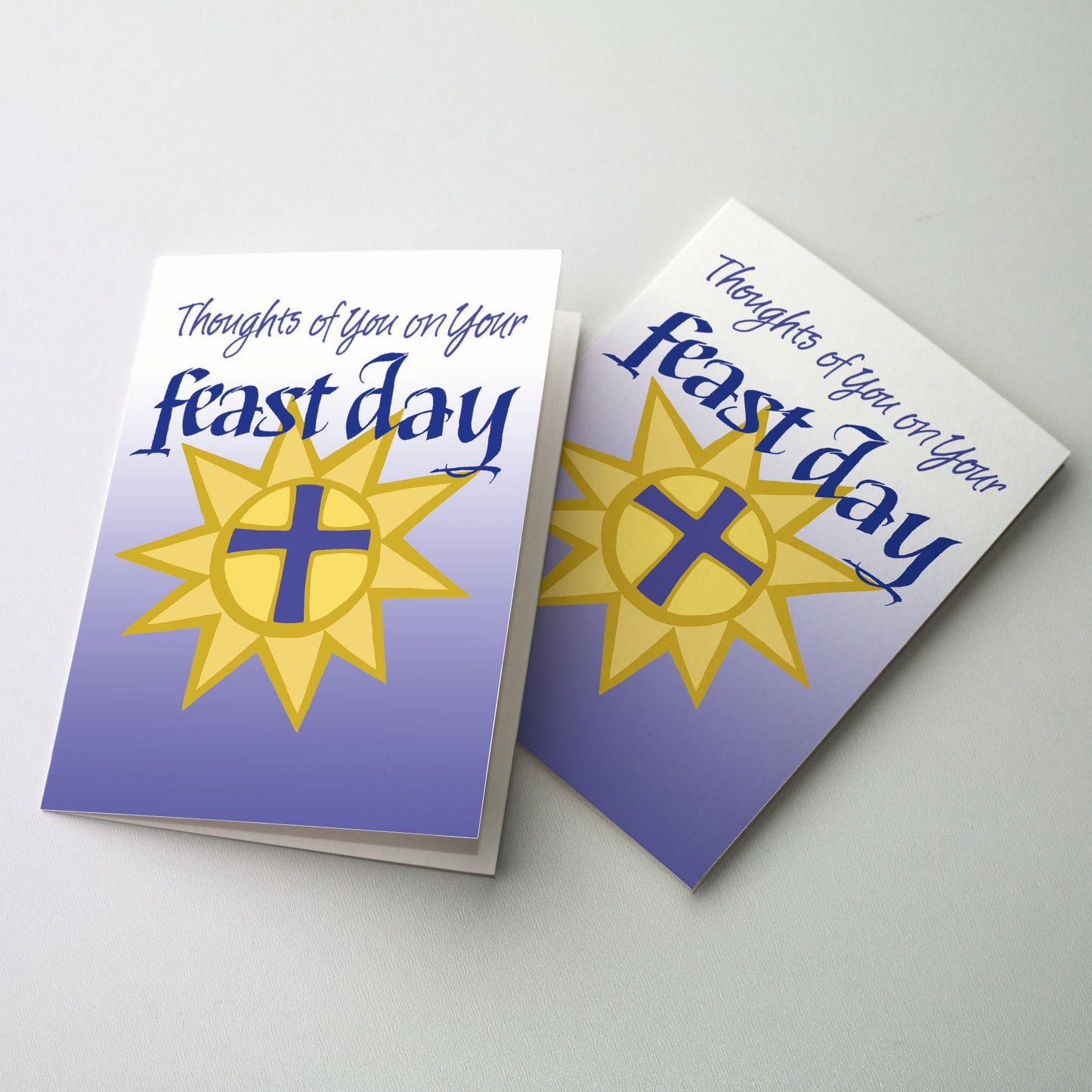 Thoughts of You on Your Feast Day - Feast Day Card