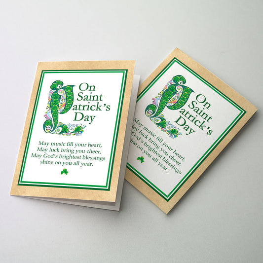 On St. Patrick's Day - St. Patrick's Day Card