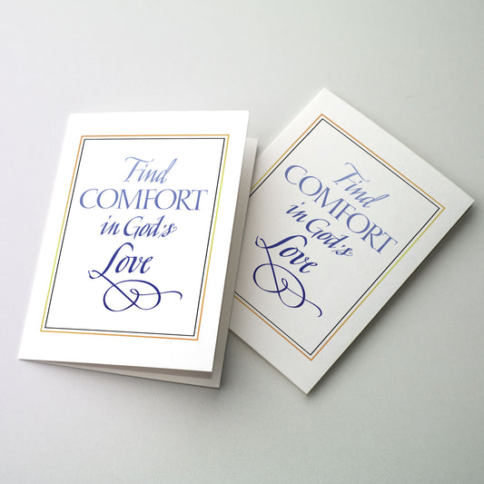 Find Comfort in God's Love - Sympathy Card