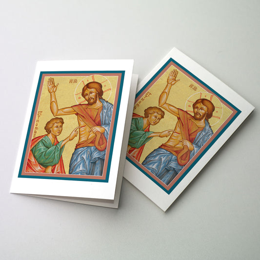 Doubting Thomas - Icon Greeting Card