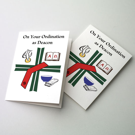 On Your Ordination as Deacon - Deacon Ordination Card