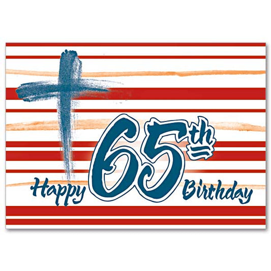 Happy 65th Birthday - Card