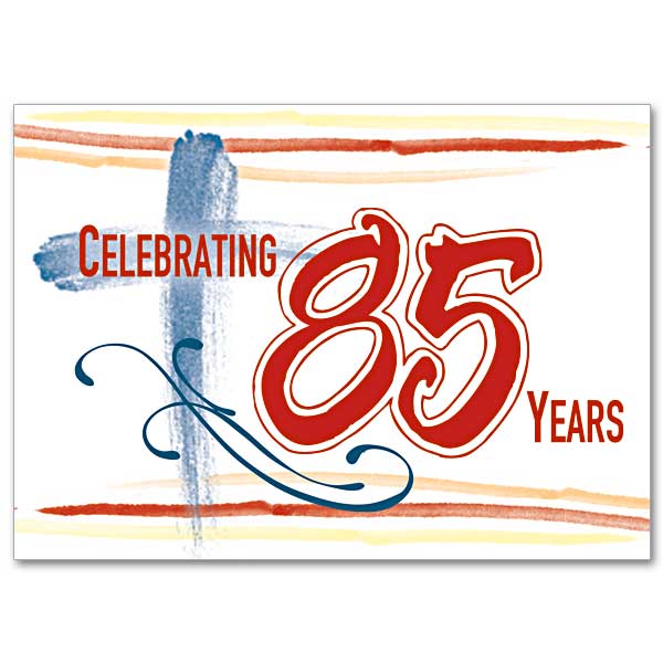 Celebrating 85 Years 85th Birthday Card