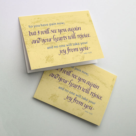 Softly painted expressive background sets off cover calligraphy accented with gold metallic ink.