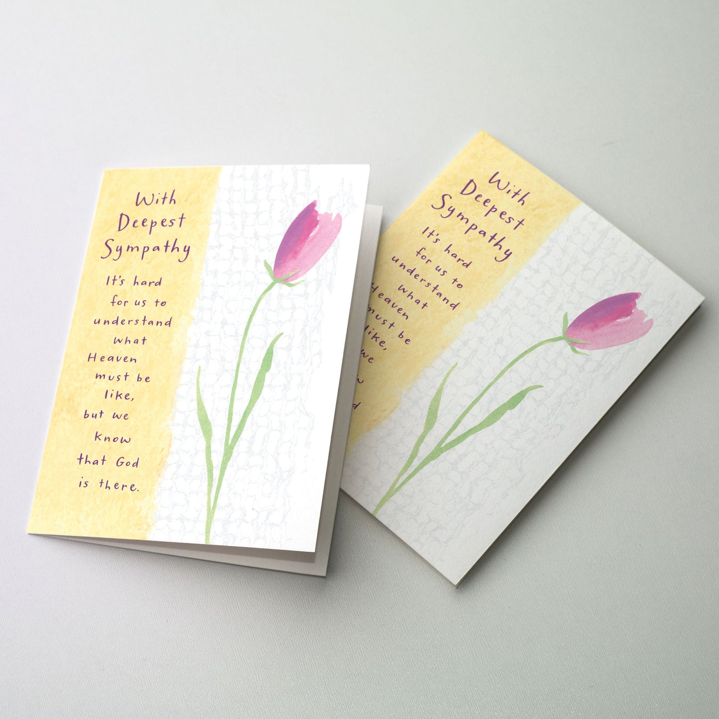 Sharing another&rsquo;s grief in bereavement is a moment of profound intimacy. Let them know you are with them in their sorrow. The cards are printed on recycled paper and measure 5 x 7 inches.