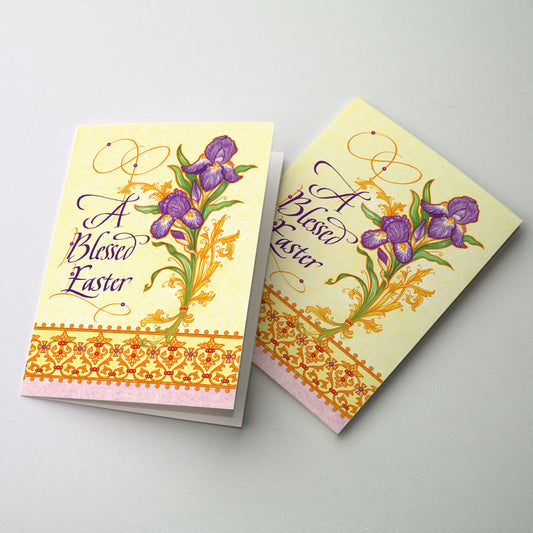 Share the joy you feel at Easter time with friends and family by sending cards that express the spiritual peace and joy of this Holy Season. The cards measure 5&quot; x 7&quot;.